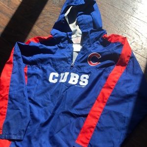 Boys Sz 6/7 Cubs Nylon Pullover